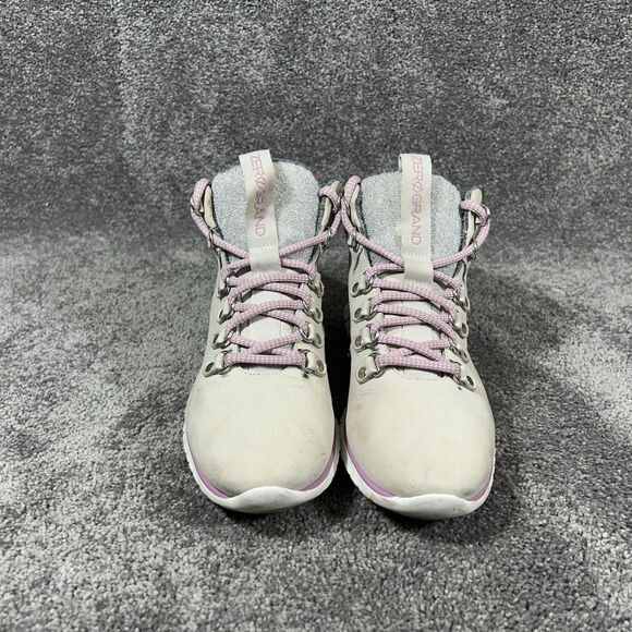 Cole Haan Zerogrand Women’s Size 7 Pumice Stone Gray Tan Hiking Boots Used - Picture 4 of 12